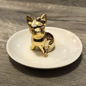 Ring holder French bulldog